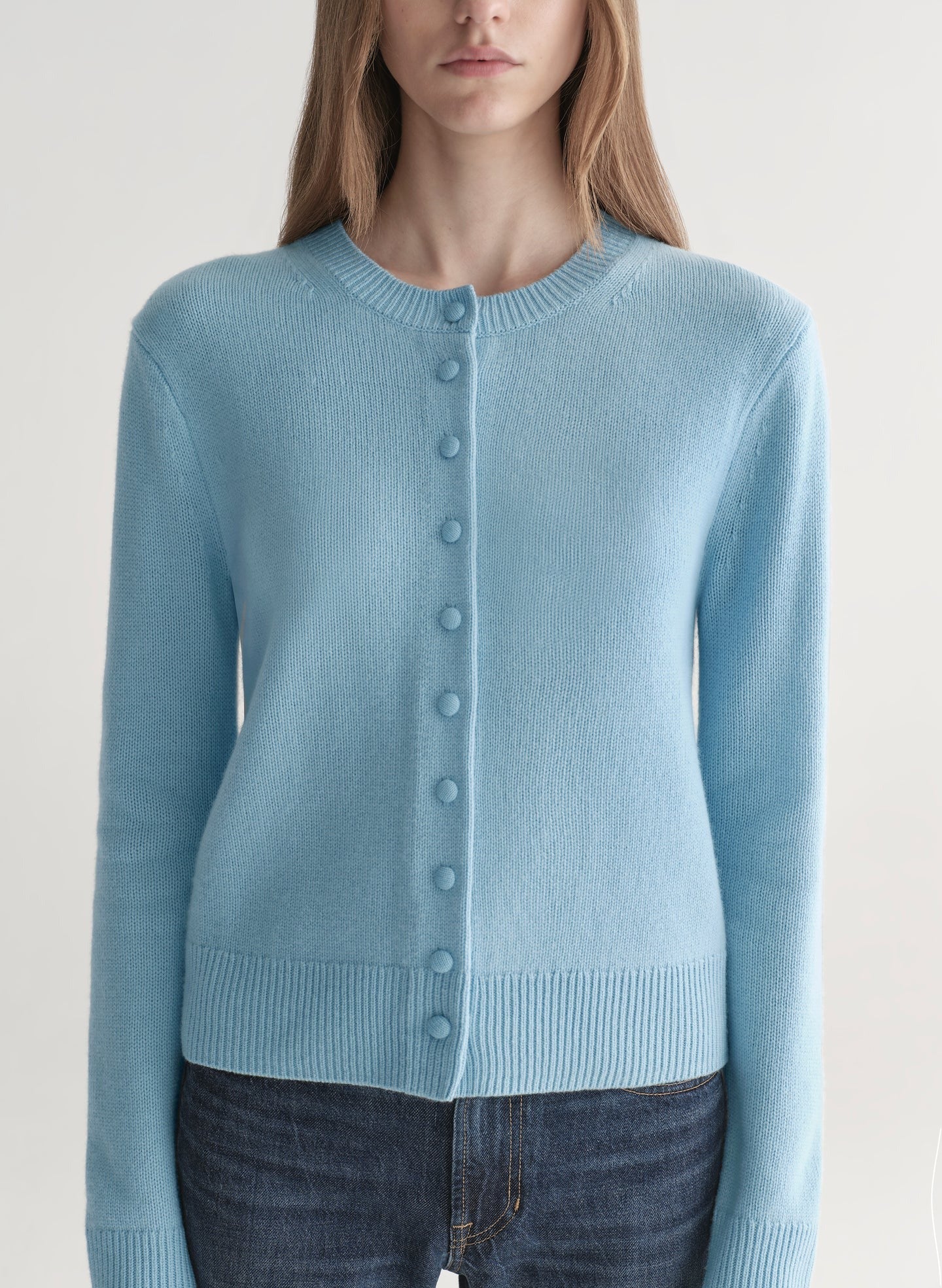 A.L.C. Skyler Cashmere Cardigan in Kyanite
