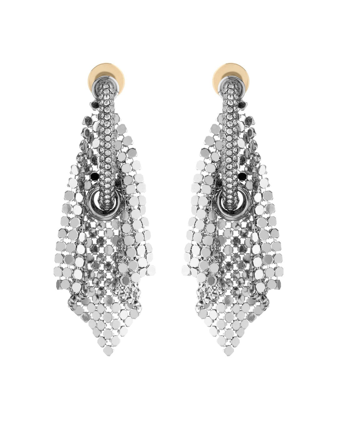 Demarson Stevie 2.0 Earring in Silver/Crystal