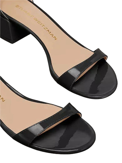 Stuart Weitzman Nudist Block 35 Heel in Black