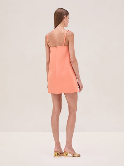 alexis tangerine larsen mini dress Alexis Larsen Dress in Tangerine – Leigh's of Breton Village