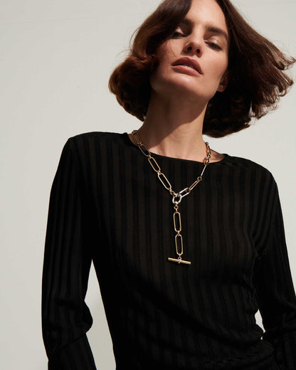 Demarson Theo Necklace in Two-Tone