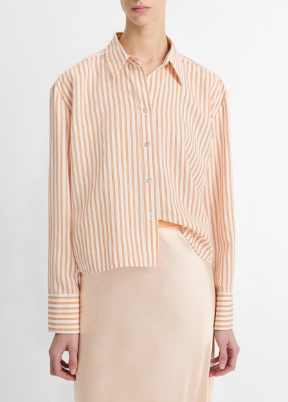 Vince Till Stripe Cropped Button Down (More Colors)