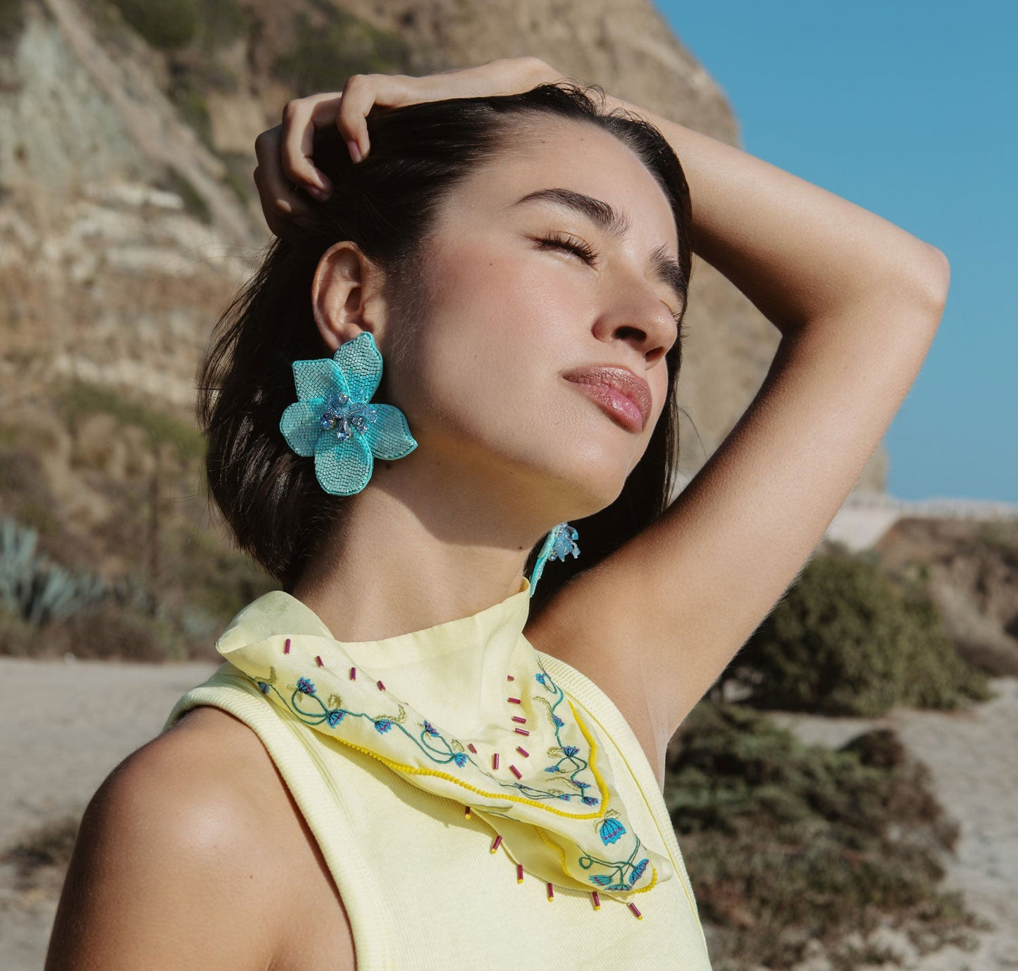 Mignonne Gavigan Geneva Earrings in Turquoise