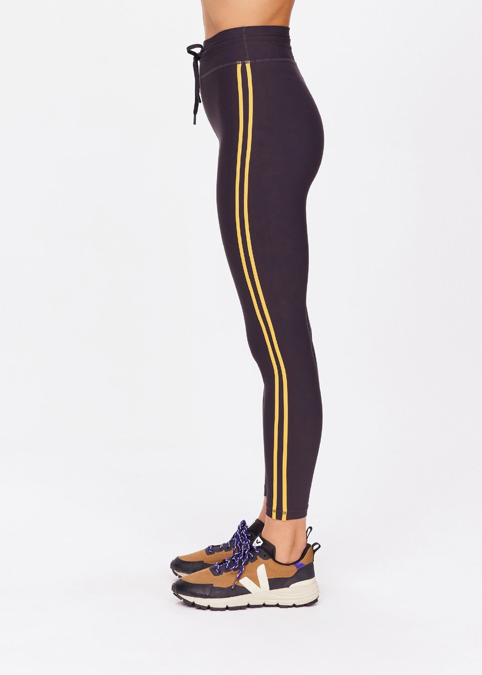 The Upside Beaufort 25 inch Midi Pant in Licorice