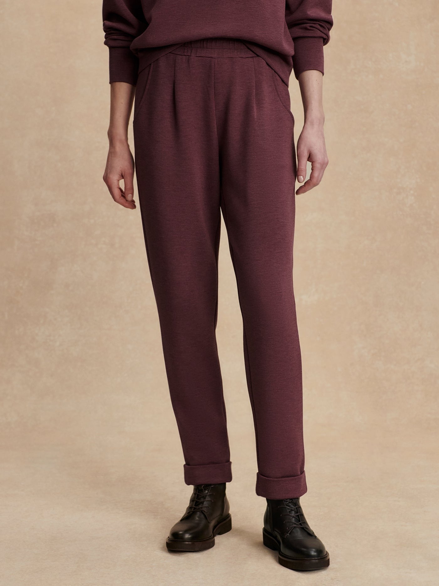 Varley Rolled Cuff Pant 28.5" in Sassafras Marl