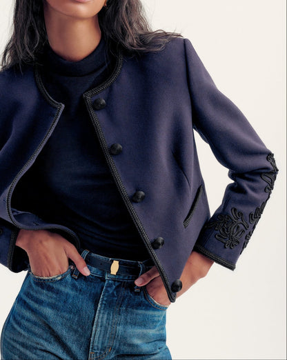 Veronica Beard Latrell Jacket in Navy