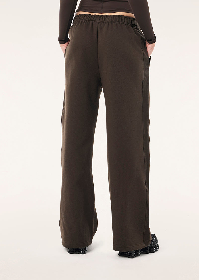 P.E Nation Voltage Straight Leg Track Pant in Coffee