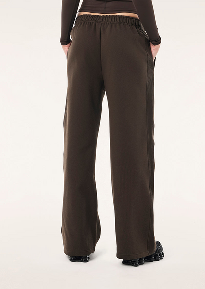 P.E Nation Voltage Straight Leg Track Pant in Coffee
