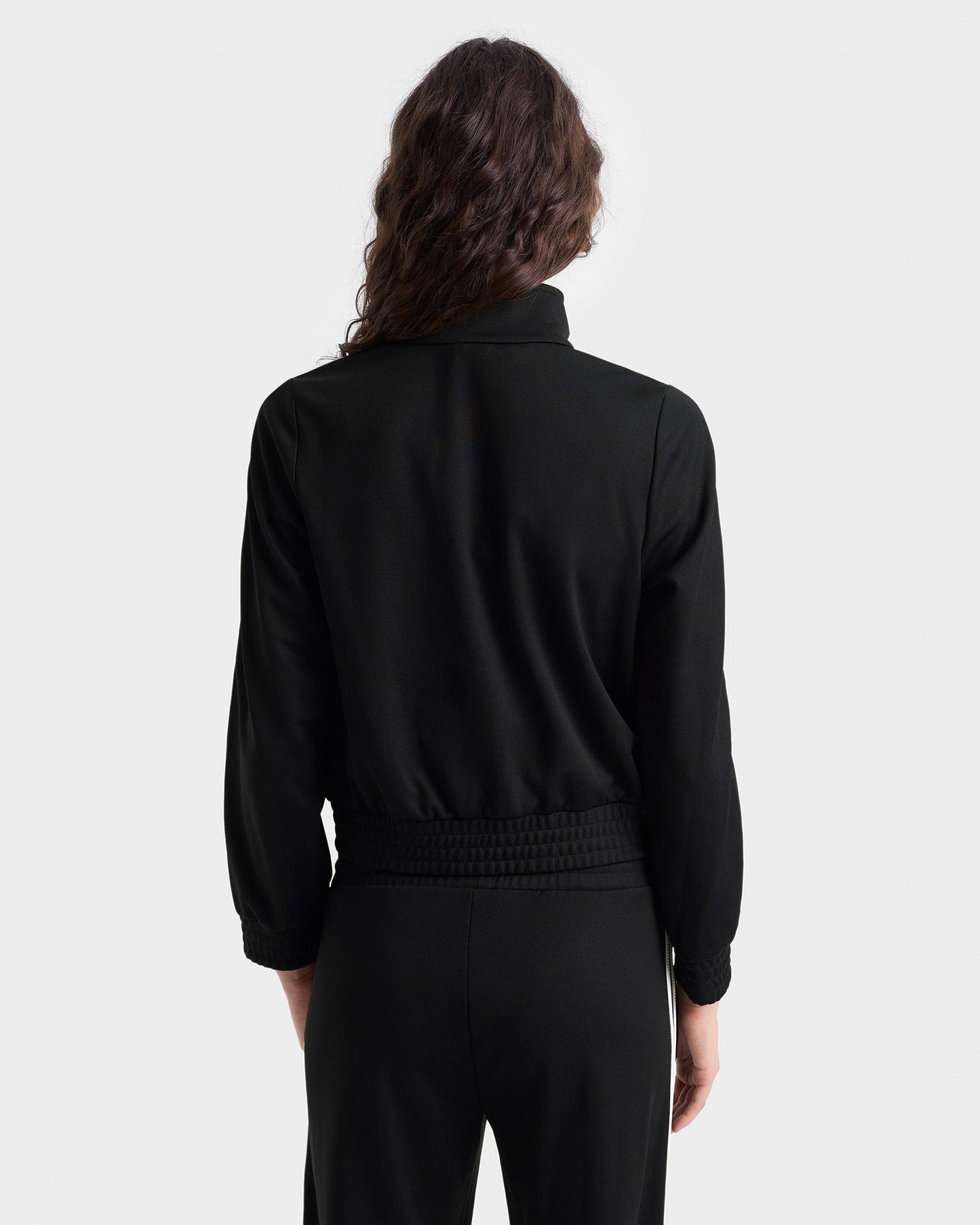 Sporty & Rich Runner Elio Track Jacket in Black