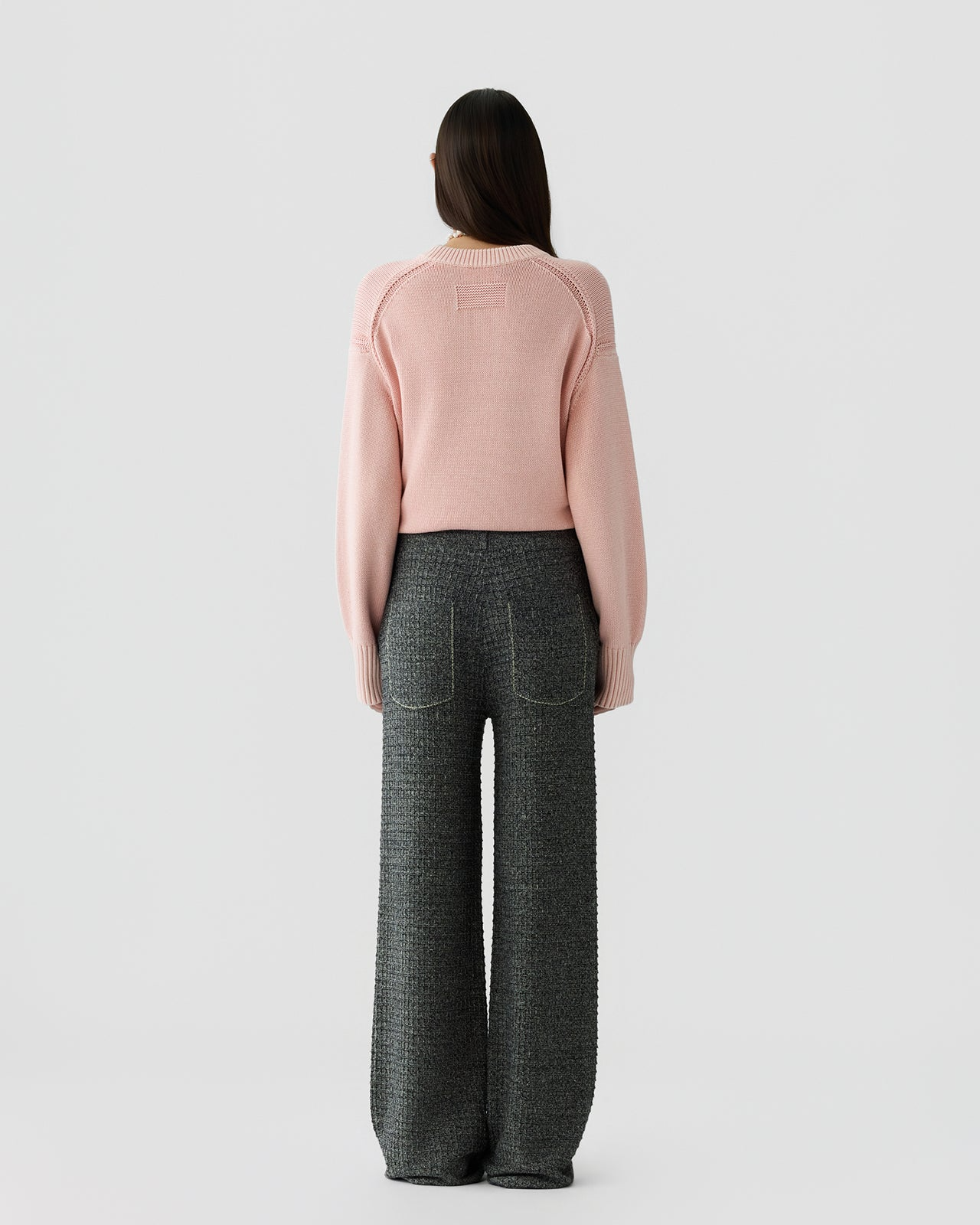 Guest in Residence Waffle Work Pant in Black