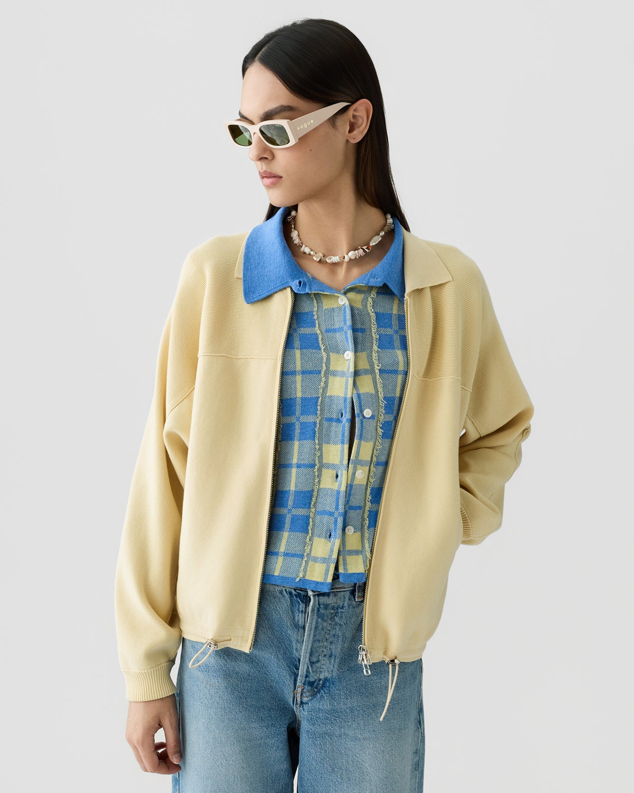 Guest in Residence Windbreaker in Butter