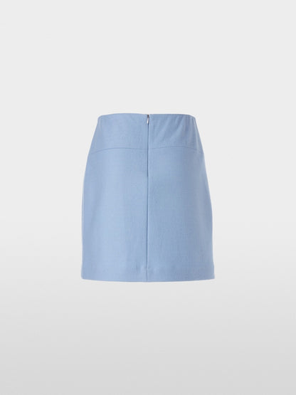 Marc Cain Wool Mini Skirt in Squill