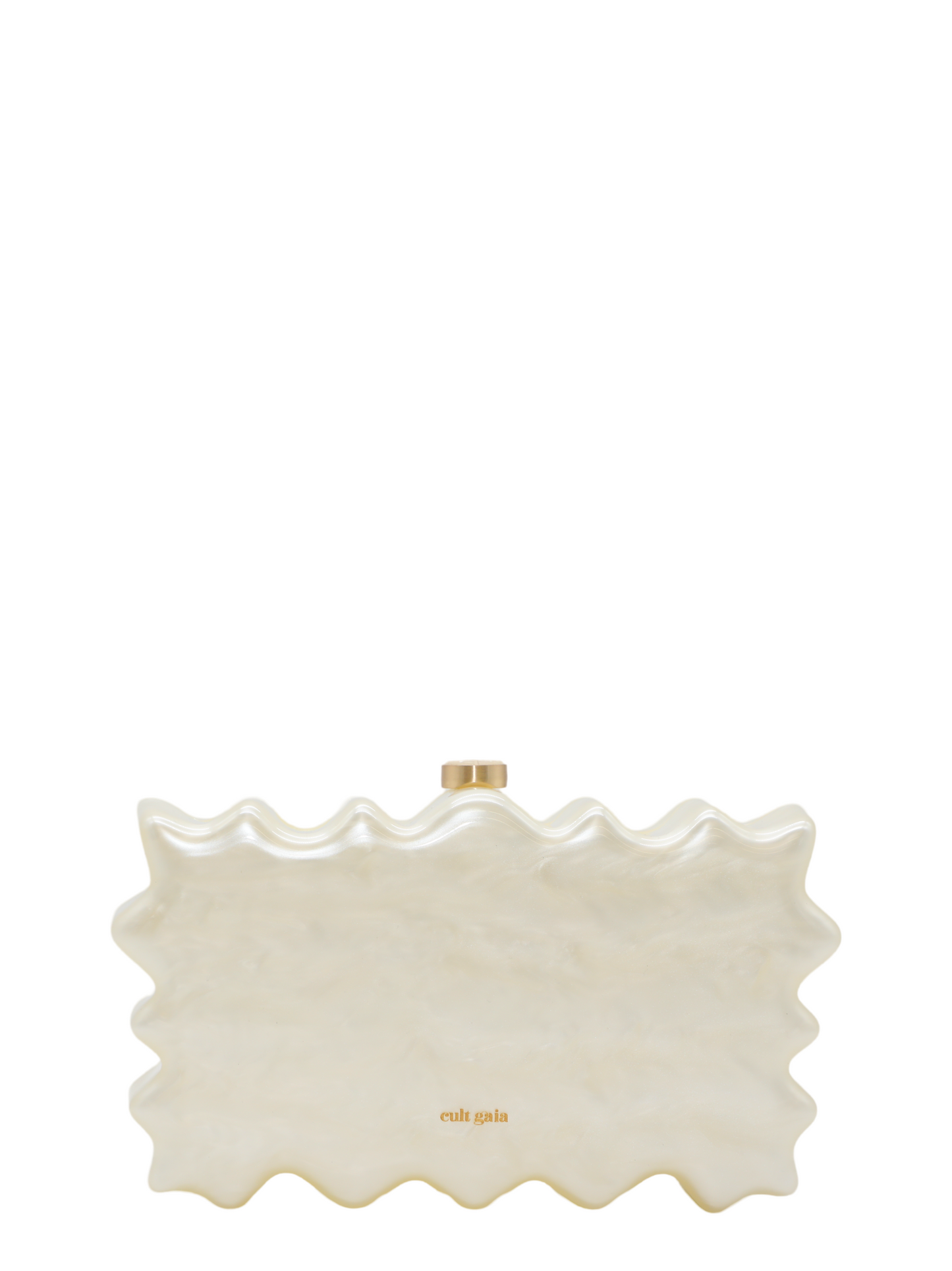 Cult Gaia Paloma Clutch in Ivory