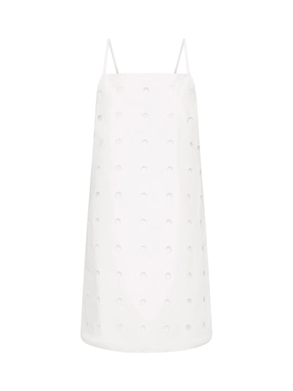 Posse Peggy Mini Dress in Vintage White