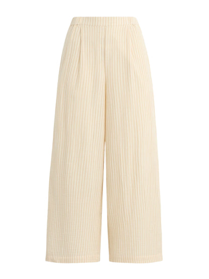 Favorite Daughter Beach Walk Pant in Sand Stripe