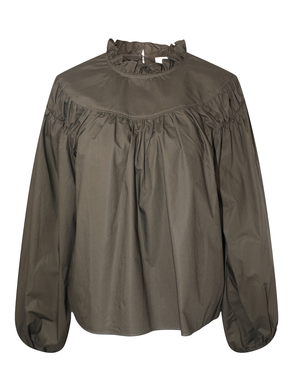 Ulla Johnson Ardith Blouse in Militaire