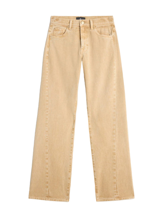 7 For All Mankind Twisted Tess Trouser in Sandline