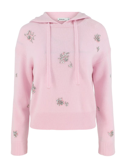 Simkhai Karmen Embellished Hooded Top (More Colors)