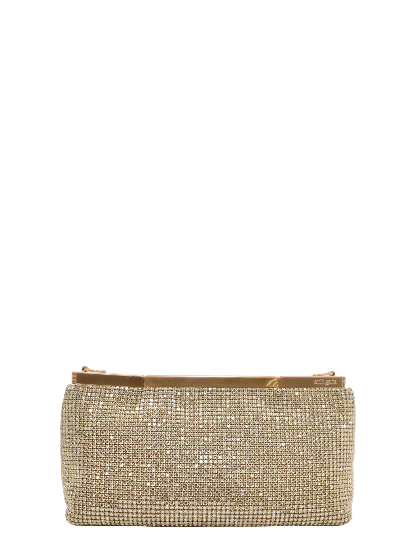 Cult Gaia Felice Clutch in Sand Dollar
