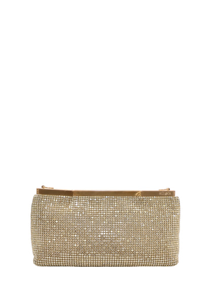 Cult Gaia Felice Clutch in Sand Dollar