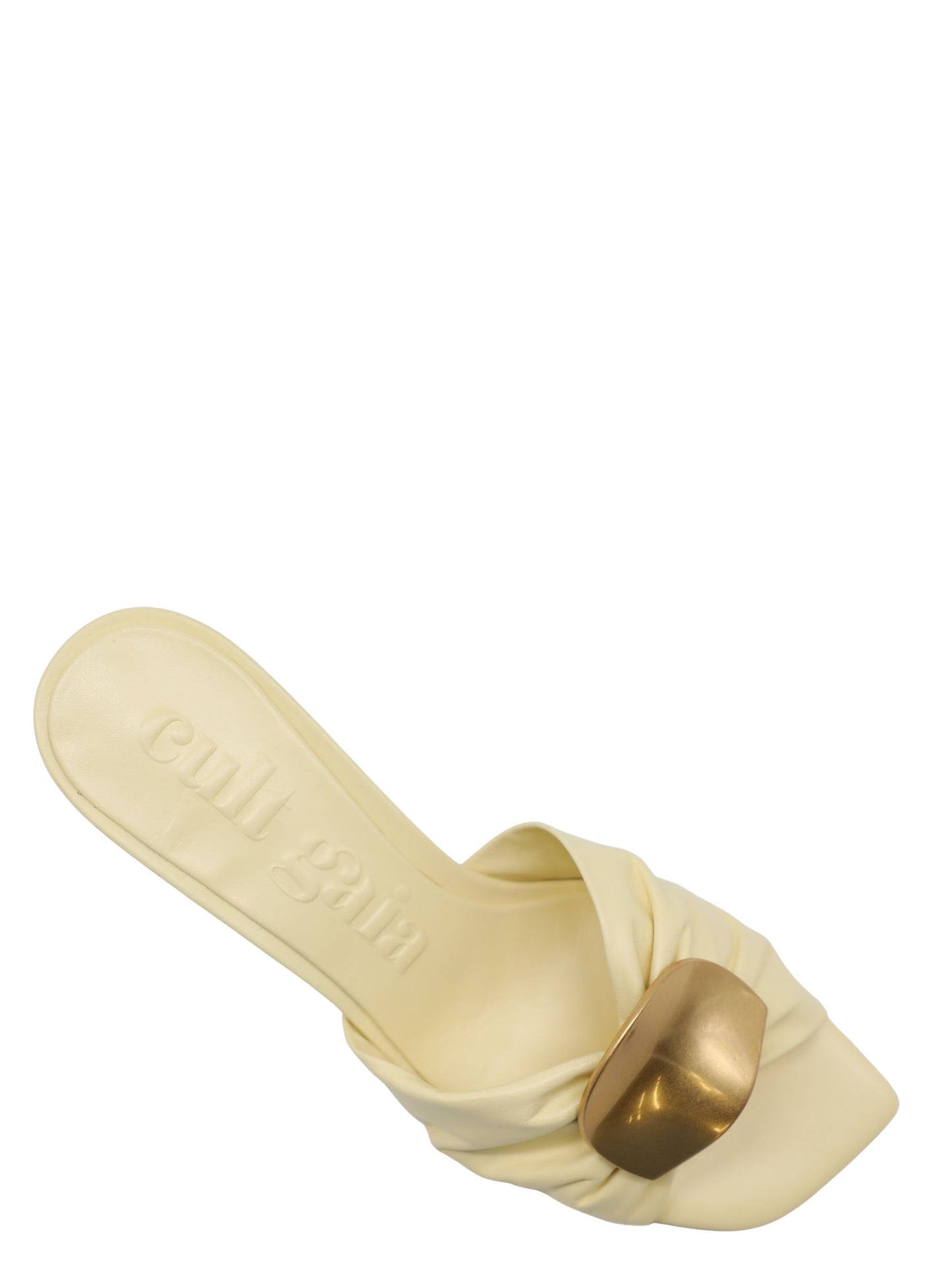 Cult Gaia Amina Sandal in Buttercream
