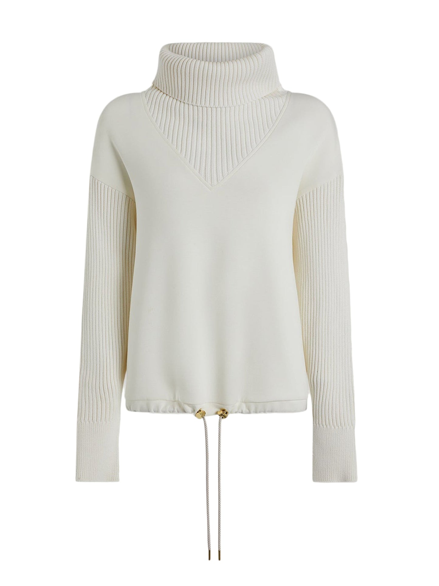 Varley Hannah Cowl Neck Sweat in Egret