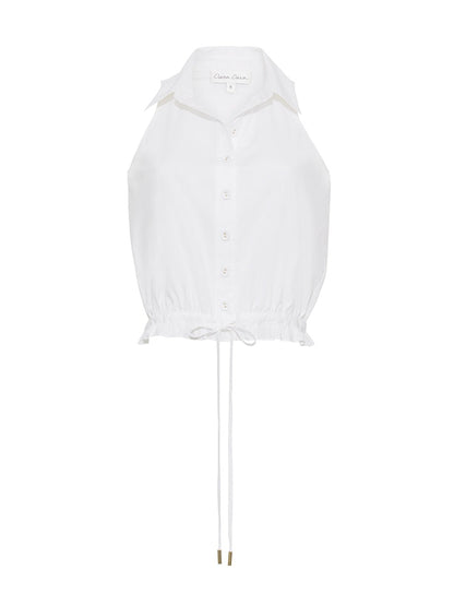 Cara Cara Hannah Top in White