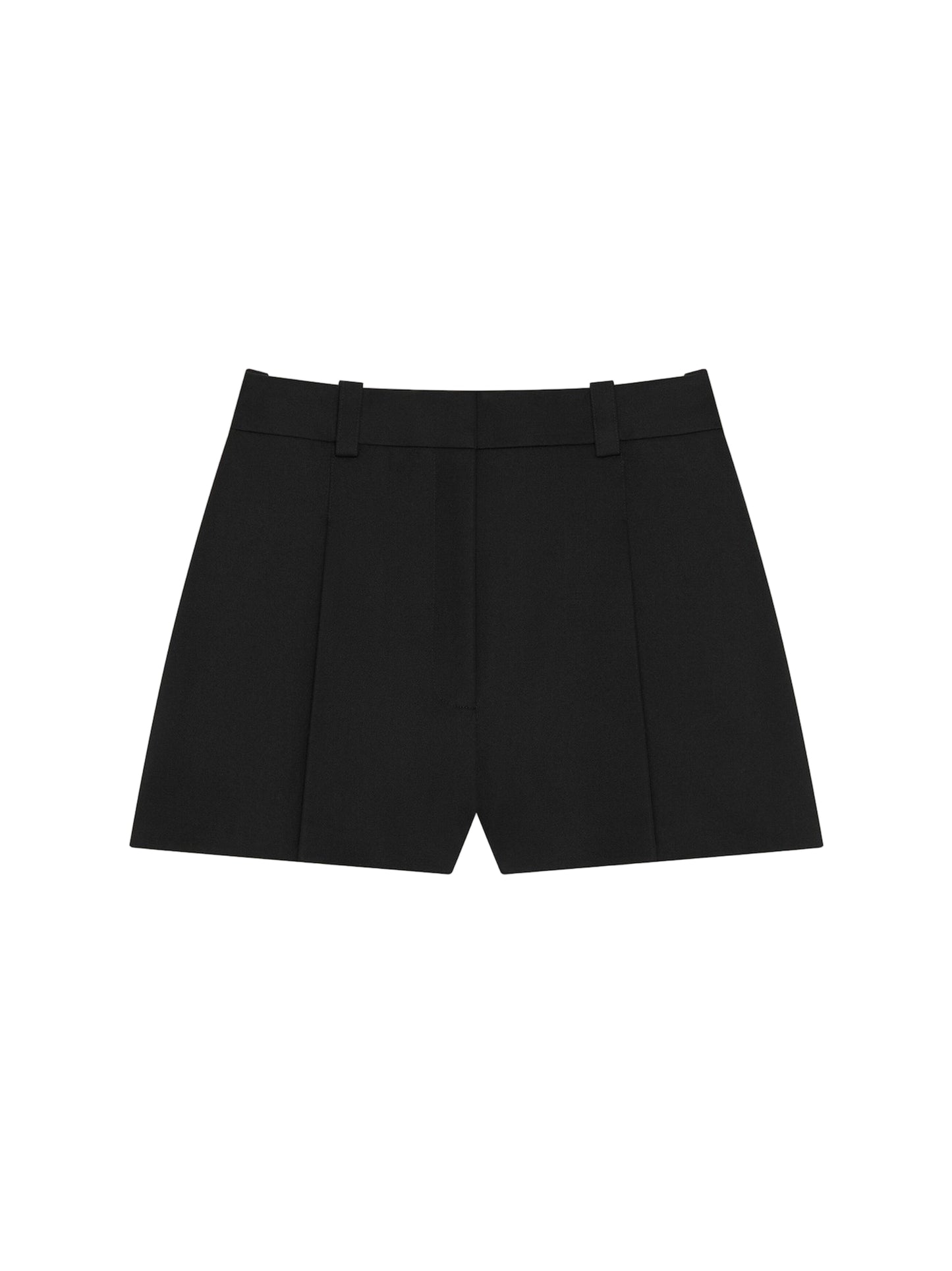 Givenchy Double Pleated Shorts in Black