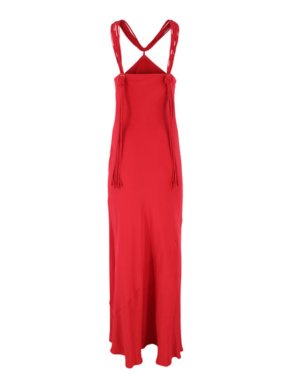 Cult Gaia Phoebe Dress in Merlot