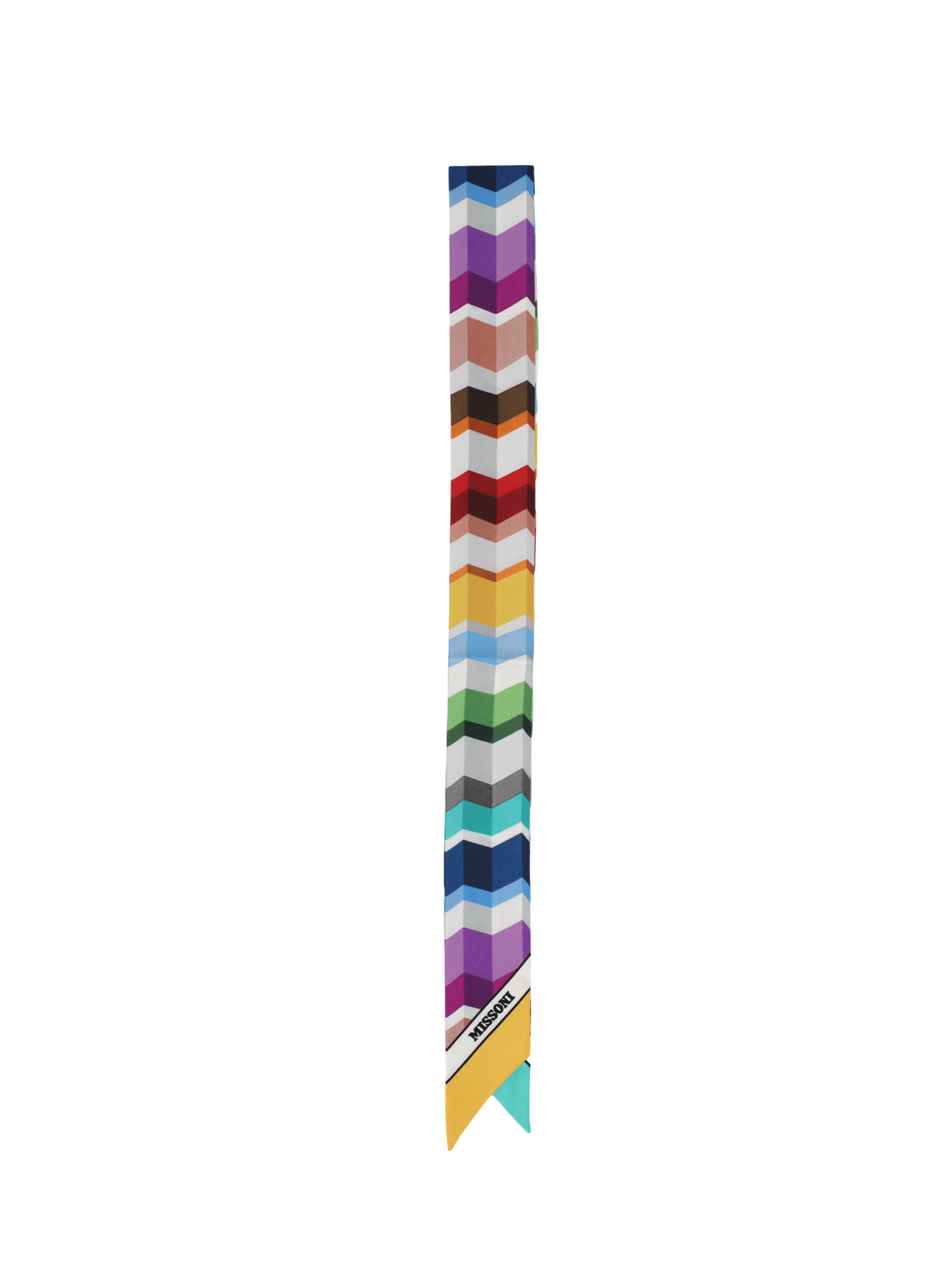 Missoni Twilly Scarf Tie in Multi/White