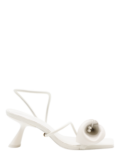 Cult Gaia Ria Sandal in Antique White