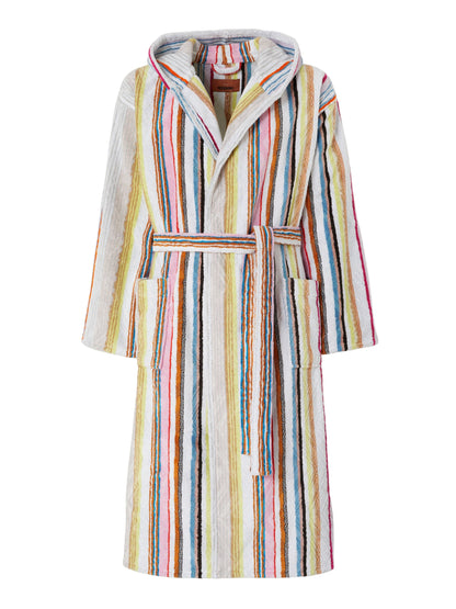 Missoni Moonshadow Hooded Bathrobe With Lurex