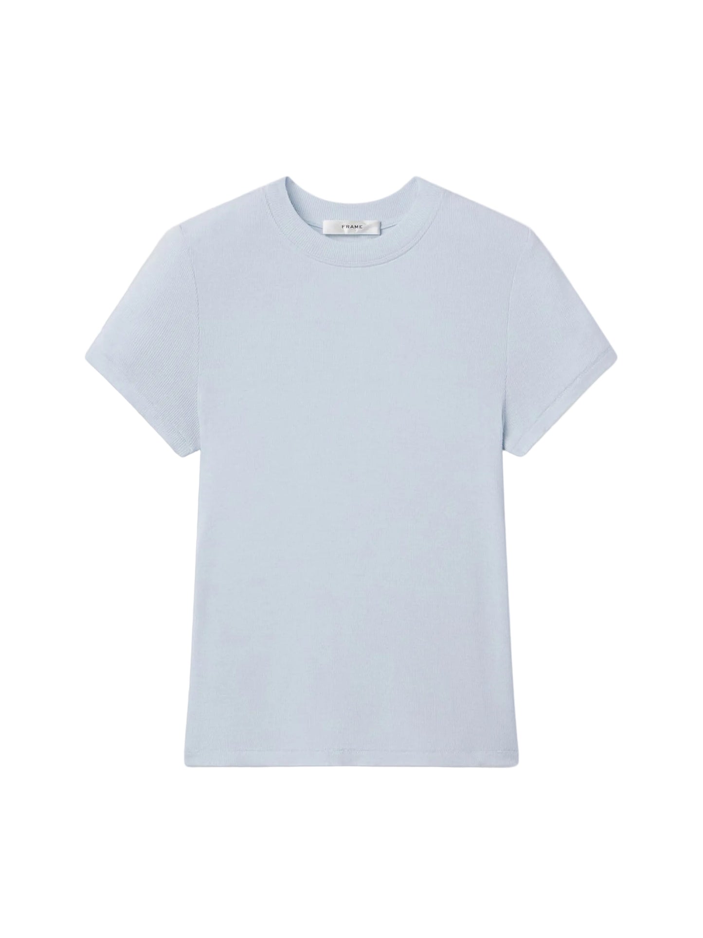 Frame Rib Baby Tee in Sky Blue