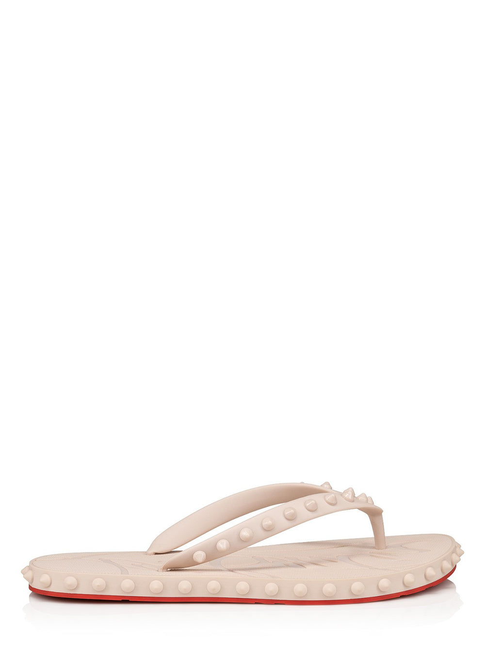 Christian Louboutin Super Loubi Flip Donna Flat Sandal in Leche | In-Store Only