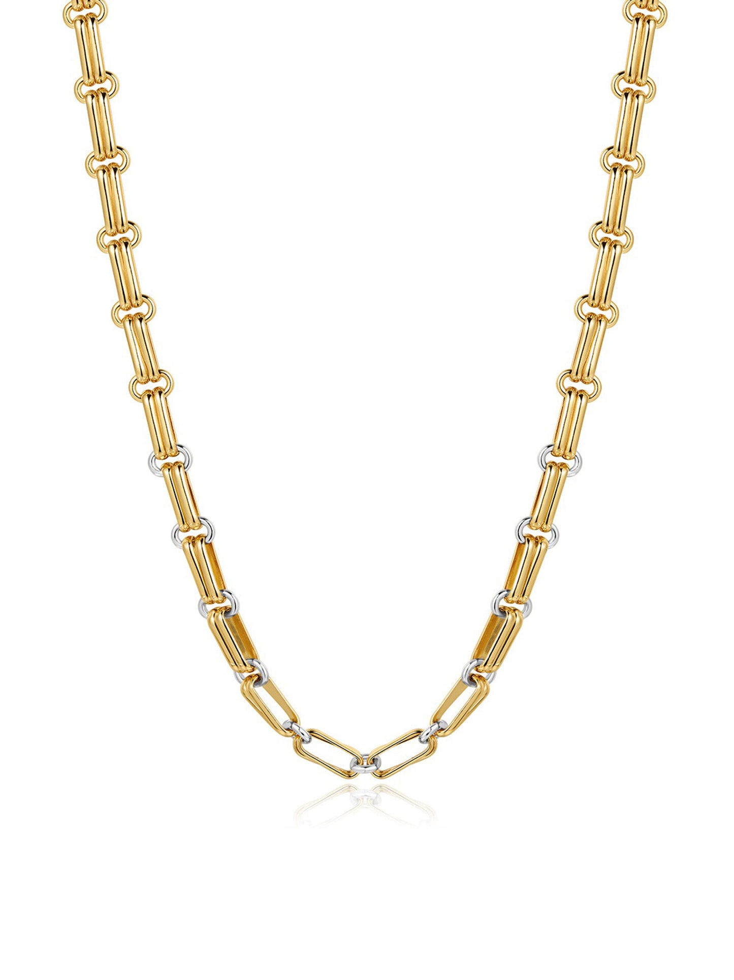 Luv AJ Dalia Two-Tone Chain Necklace (More Colors)