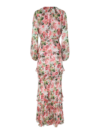 Saloni Rita-C Dress in Plumeria Blush