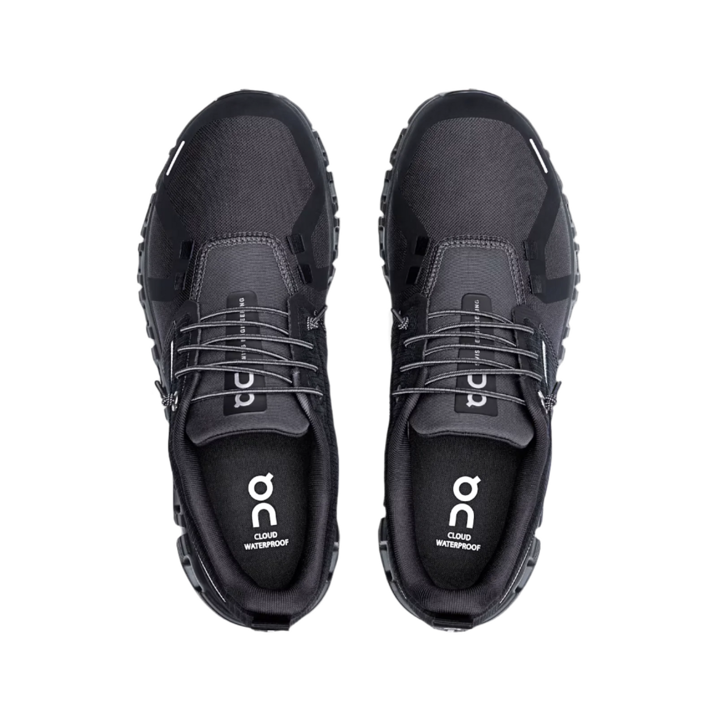 On Running Women's Cloud 6 WP Sneaker in Black/Black