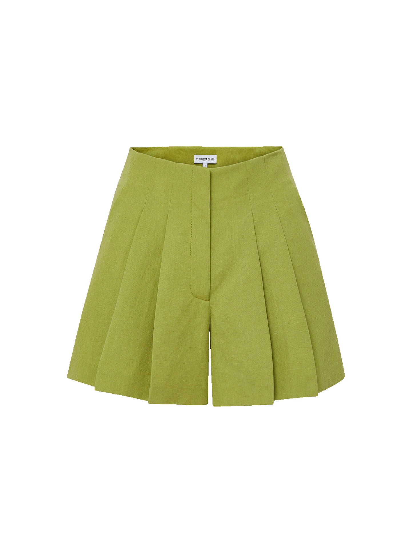 Veronica Beard Gables Pleated Short in Cactus
