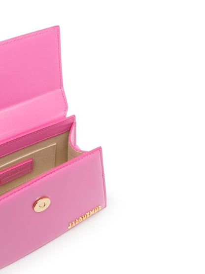 Le Porte Leather Wallet in Pink - Jacquemus