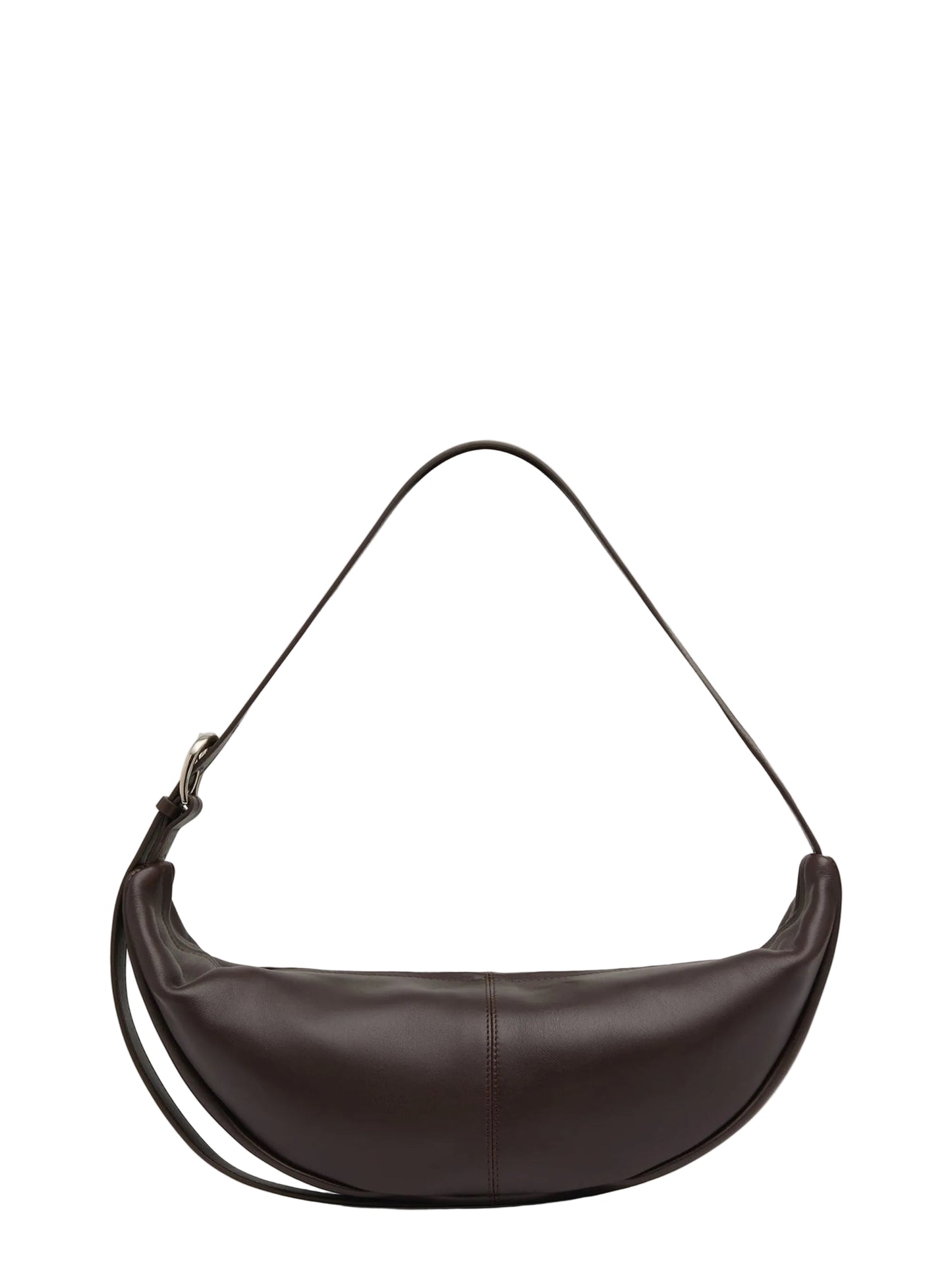 St. Agni Adjustable Slim Crescent Bag in Coffee