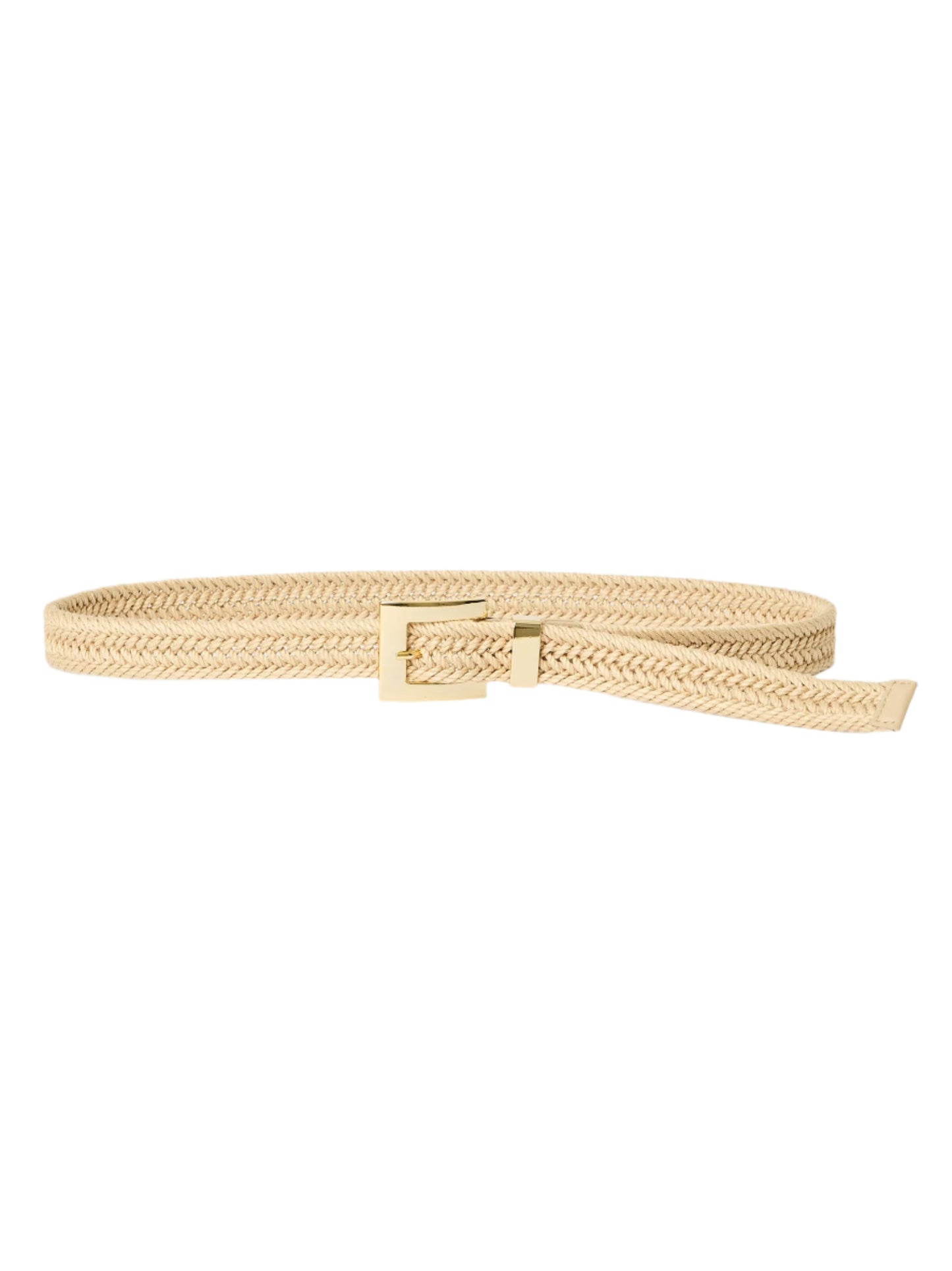 B-Low The Belt Everly Linen Belt in Champagne Gold