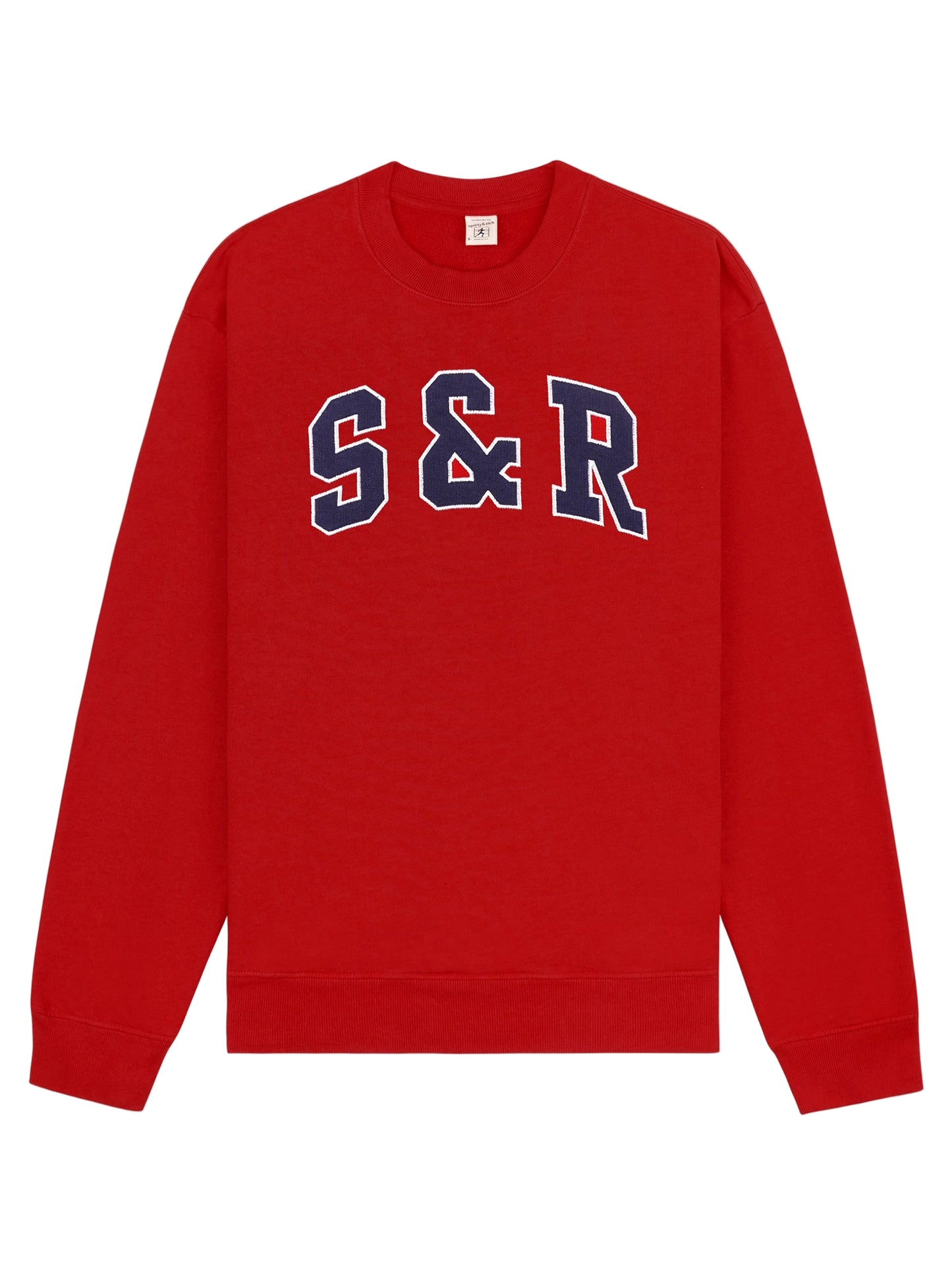 Sporty & Rich S&R Ivy Crewneck in Ruby