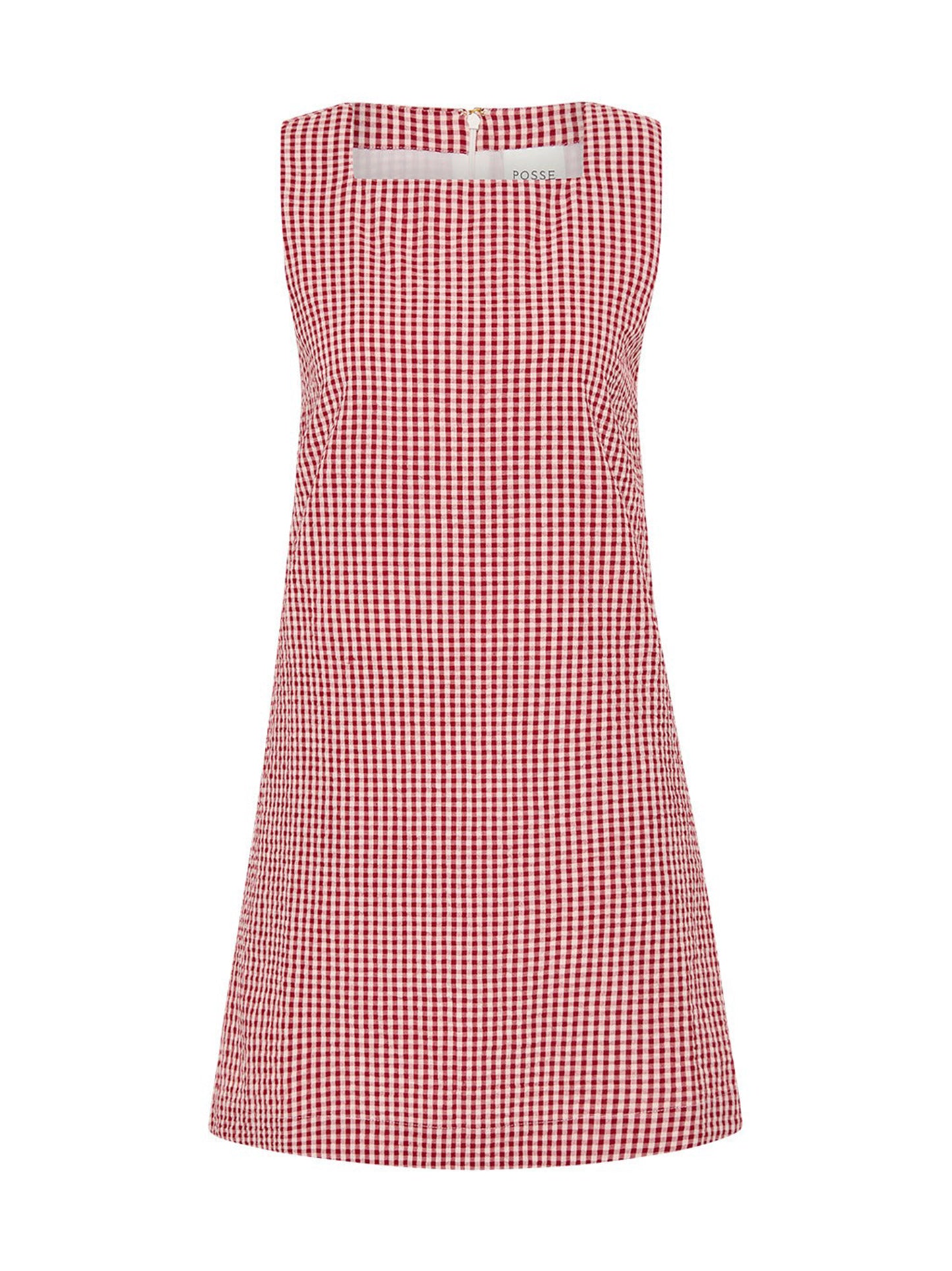 Posse Emma Shift Mini Dress in Red Gingham – Leigh's of Breton Village