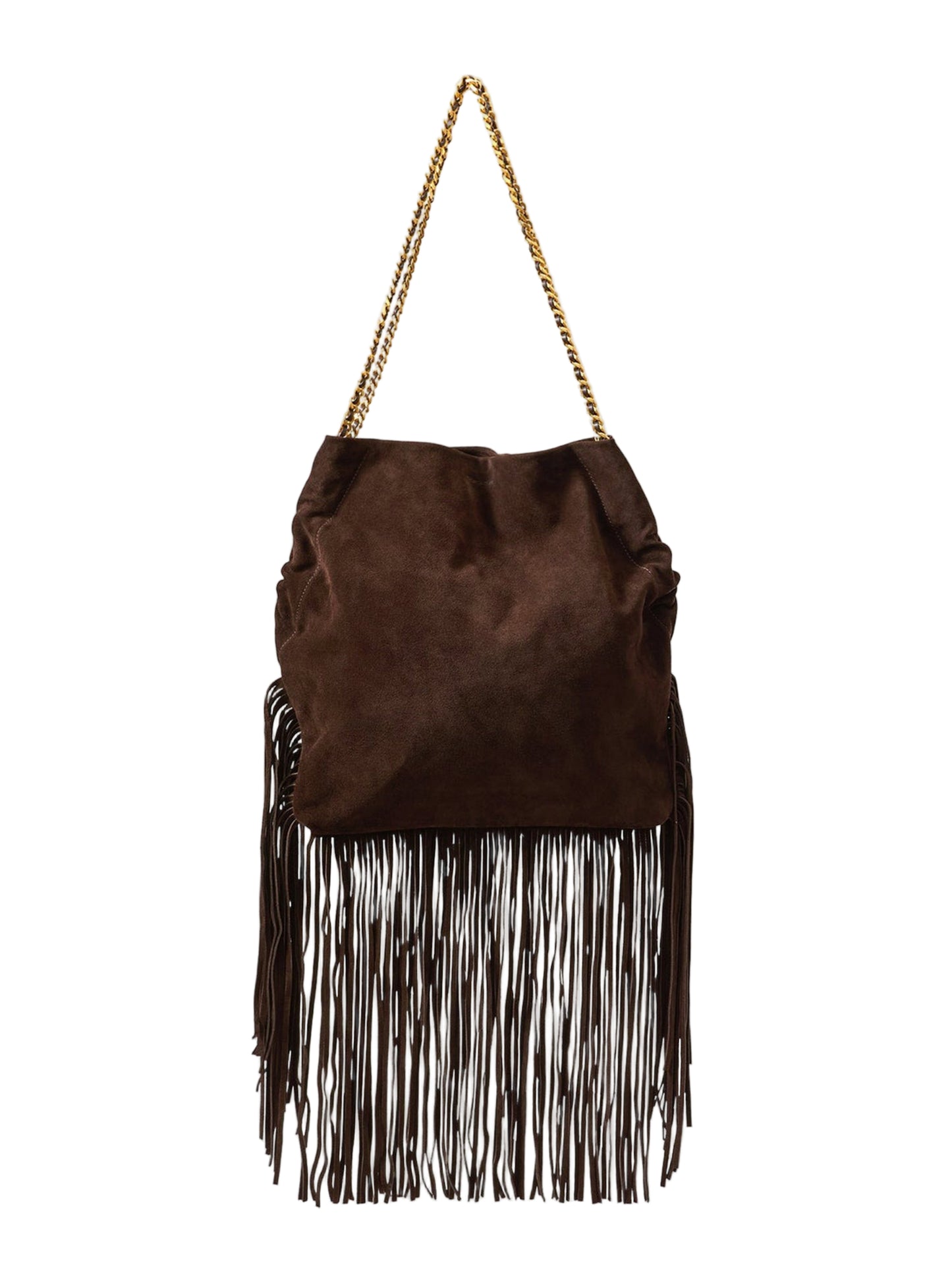 Veronica Beard Large Fringe Veronica Beard Slouch Bag in Espresso