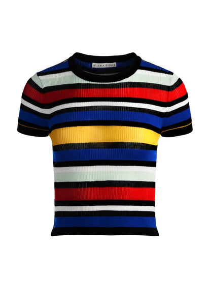 Alice + Olivia Ciara Pullover in Multi