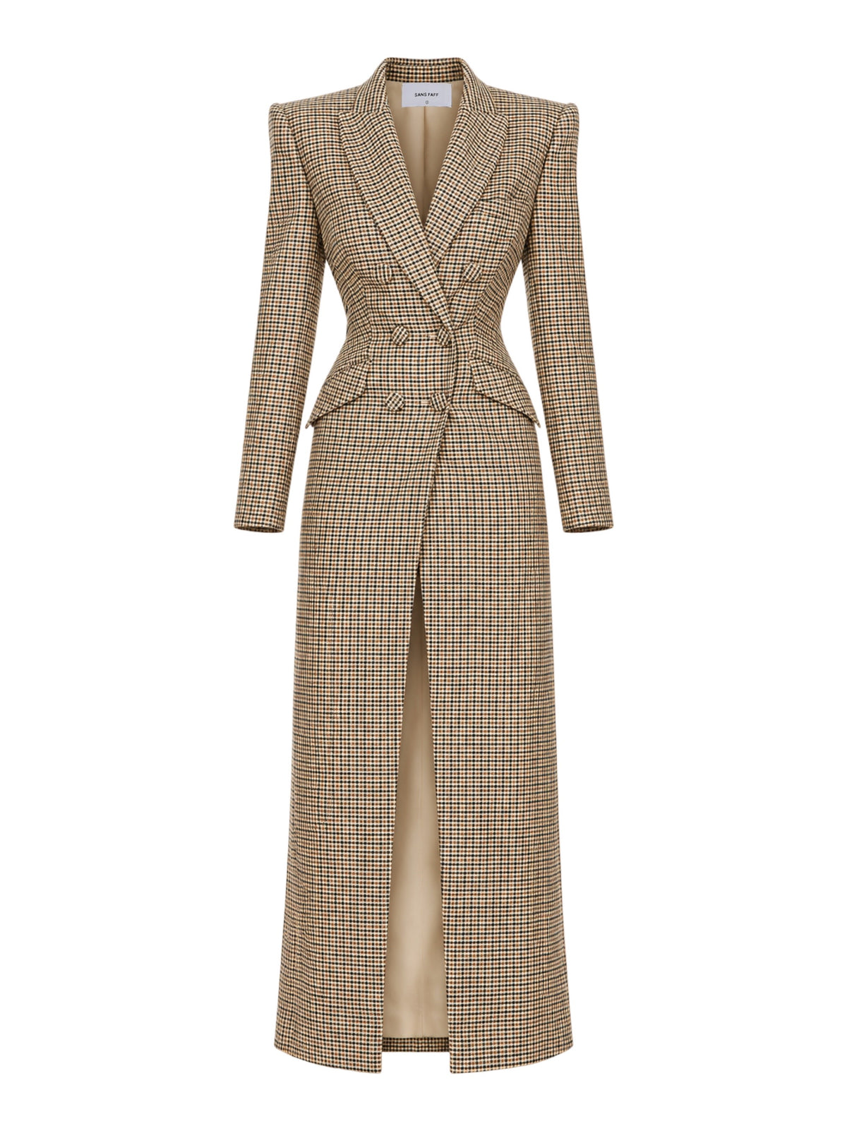 Check Amberly Evening Blazer Dress