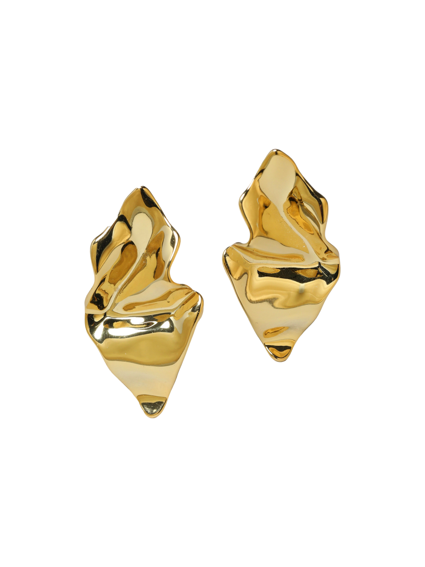 Alexis Bittar Crumpled Gold Small Earring