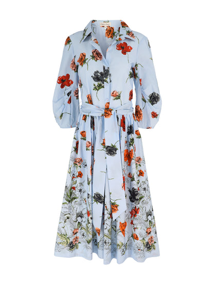 Cara Cara Raya Dress in Botanica Blue