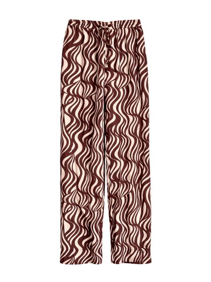 Enza Costa Wave Print Resort Pant