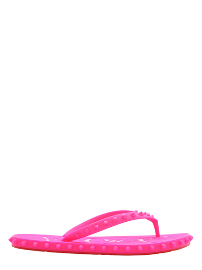 Christian Louboutin Super Loubi Flip Donna Flat Sandal in Pinup | In-Store Only